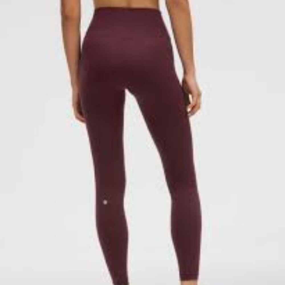 Lululemon Wunder Train Legging in Cabernet